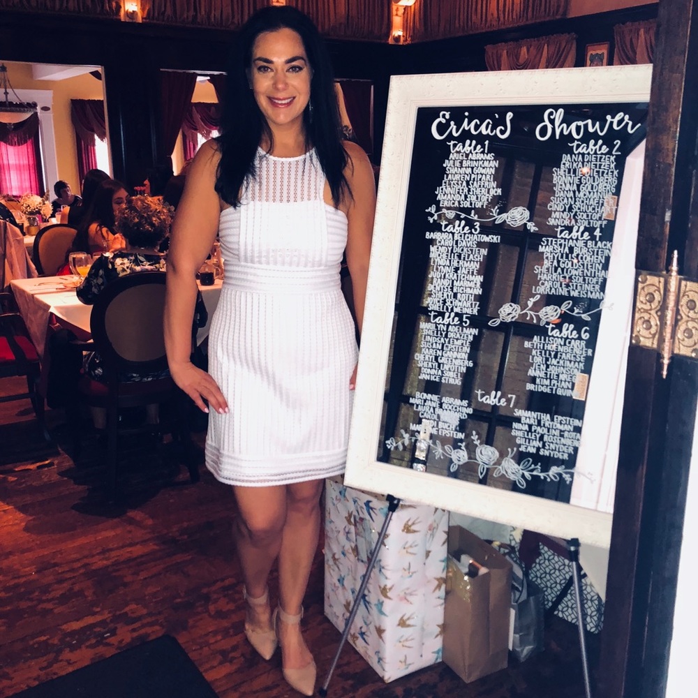 Lily white dress perfect condition worn once.